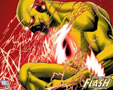 what color is reverse flash's lightning