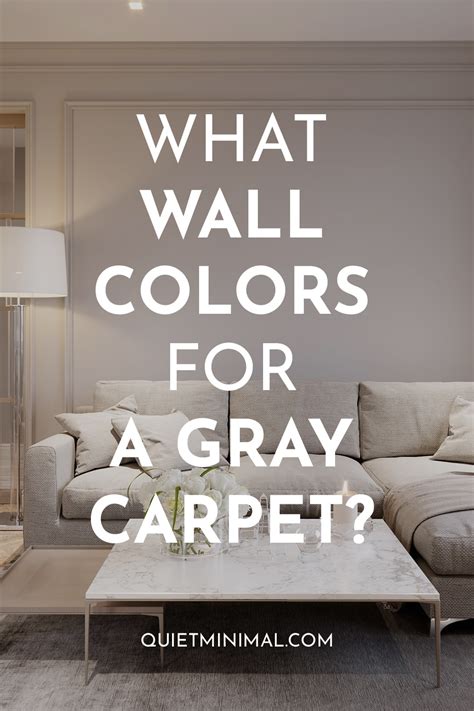what color paint goes with gray carpet