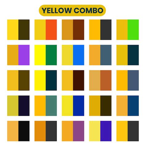 what color scheme is the combination of yellow and violet