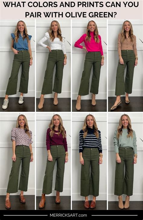 what color.goes with green pants