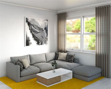 what colour carpet goes with light grey couch