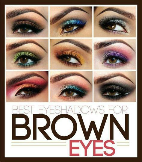 what colour eyeshadow goes with brown eyes