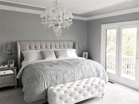 what colour goes best with grey in a bedroom