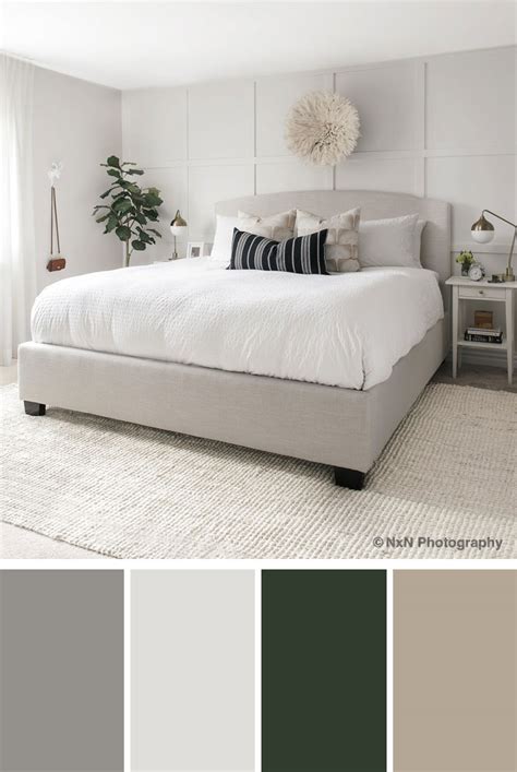 what colour goes well with grey for bedroom
