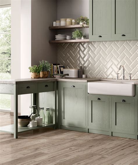 what colour goes with sage tiles