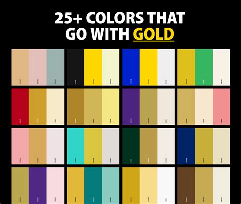 what colours go with silver and gold