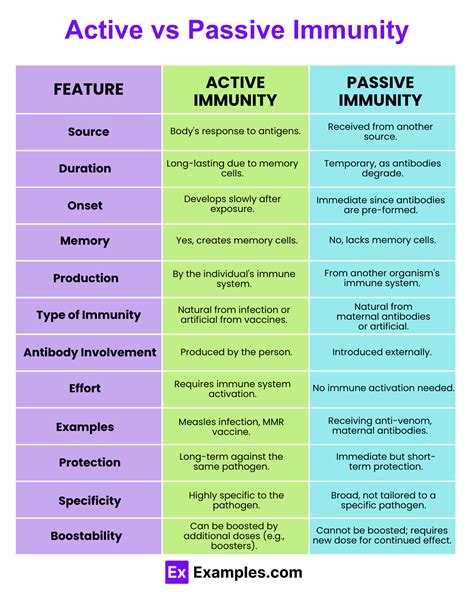 what do you mean by active and passive immunity
