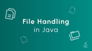what do you mean by file handling in java