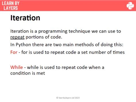what do you mean by iteration in python