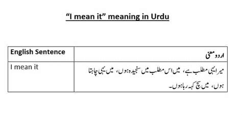 what do you think meaning in urdu with example