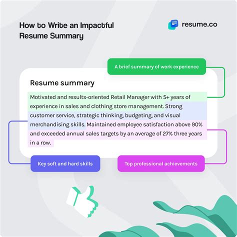what do you write in your summary on a resume