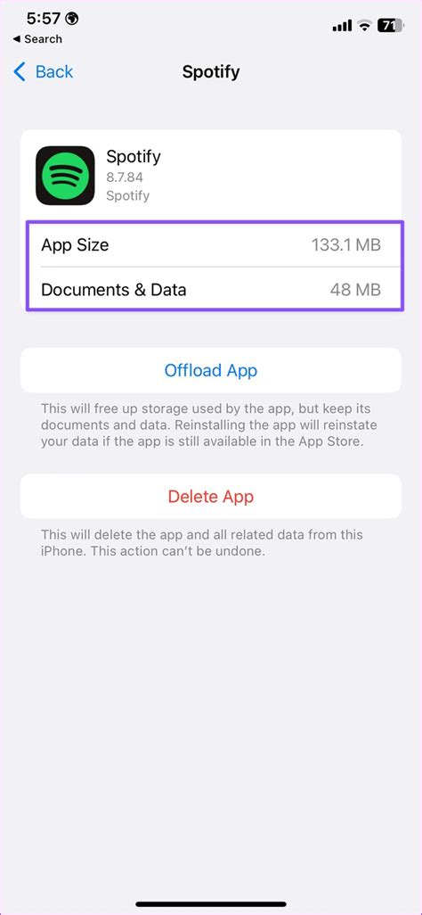 what documents and data does facebook store on iphone