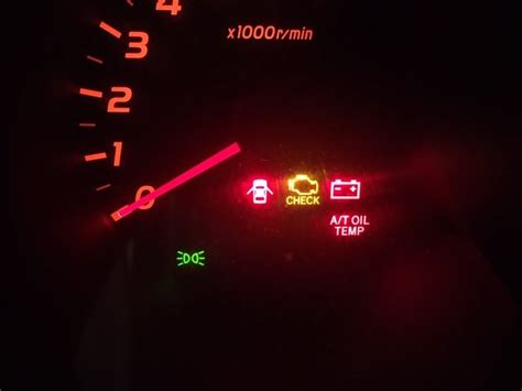 what does a/t temp light mean