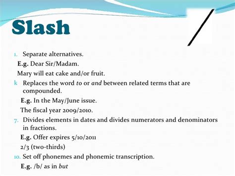 what does a slash mean in a phone number