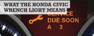 what does a wrench on a honda dashboard mean