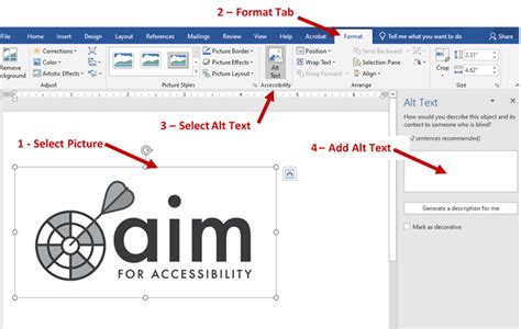 what does alt text do in word