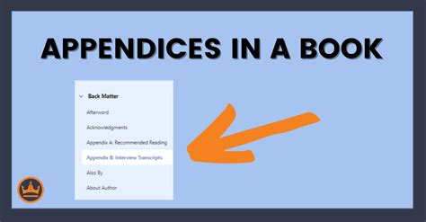 what does appendices mean in a document