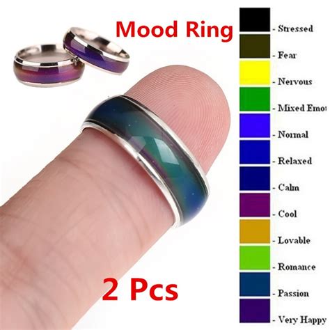 what does blue and black mean on a mood ring