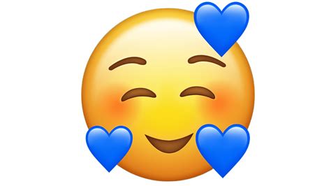 what does blue heart emoji mean in texting from a guy