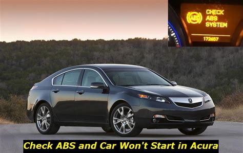 what does check abs system mean. on acura