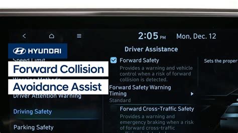 what does check forward collision avoidance assist