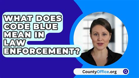 what does code blue mean cops