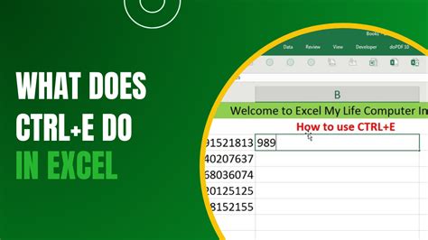 what does ctrl y do in excel