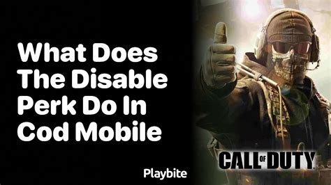 what does disable do in cod mobile