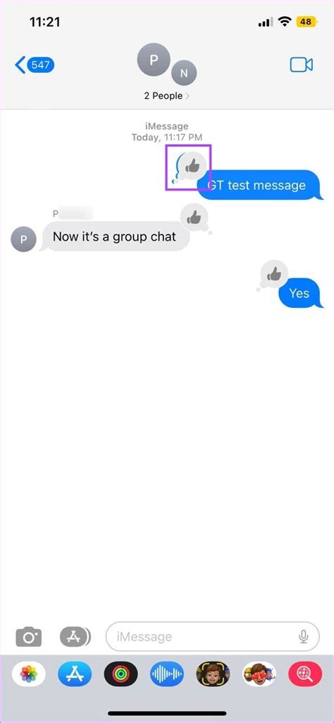 what does emphasized a text mean on iphone