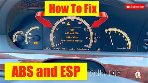 what does esp abs fault mean