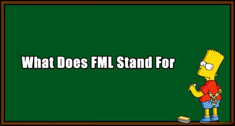 what does fml stand for in text message