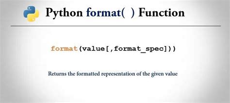 what does format method do in python