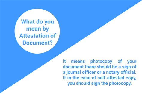 what does getting a document attested mean