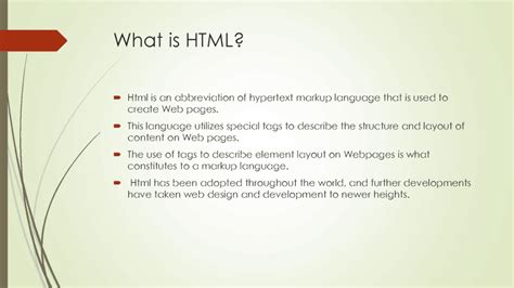 what does html mean in computer science