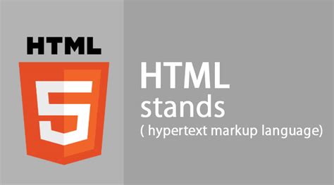what does html stand for in texting