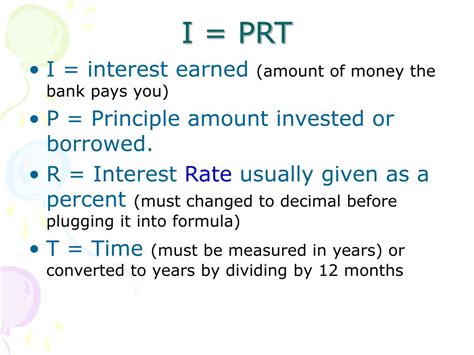what does i prt stand for in math