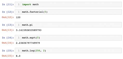 what does import math mean in python