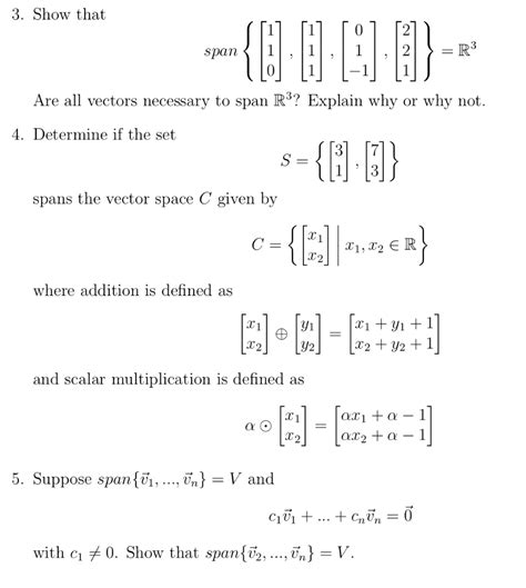what does it mean for a set of vectors to span r3