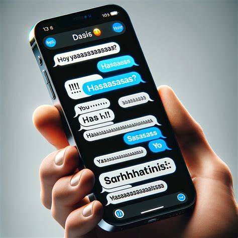 what does it mean if someone emphasizes a text message