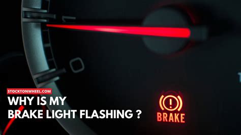what does it mean when my brake light is blinking