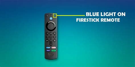 what does it mean when my firestick remote is blinking