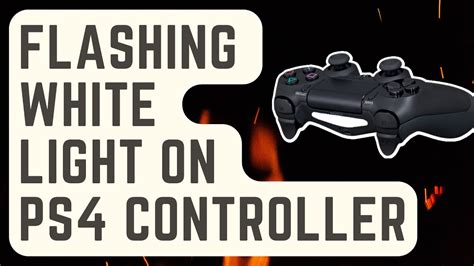 what does it mean when ps4 controller is flashing red