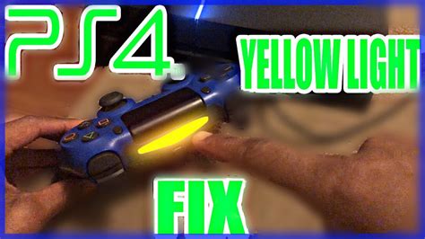what does it mean when ps4 controller is yellow