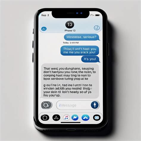 what does it mean when someone emphasizes a text message on iphone