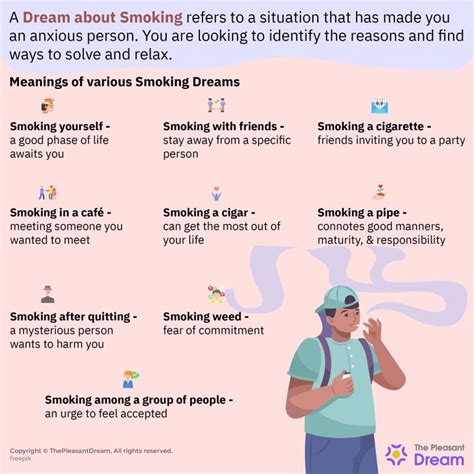 what does it mean when someone is smoking in a dream