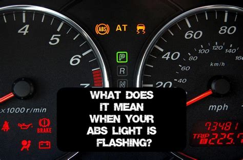 what does it mean when the abs light is on in your vehicle