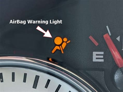 what does it mean when the front airbag light is on