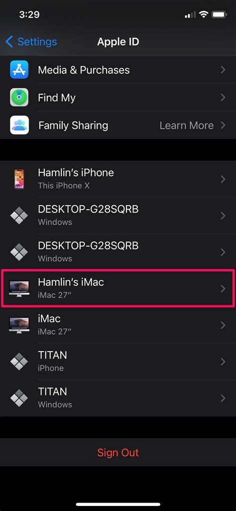 what does it mean when you remove a device from your apple account