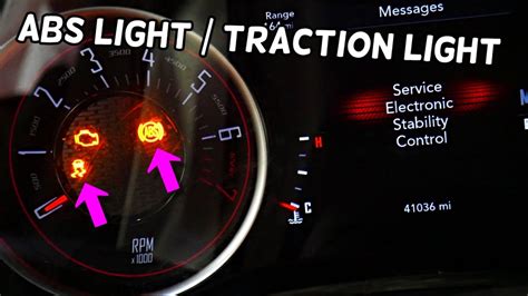 what does it mean when your abs and traction control light comes on and off