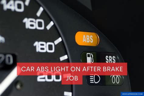 what does it mean when your abs light is on in your vehicle